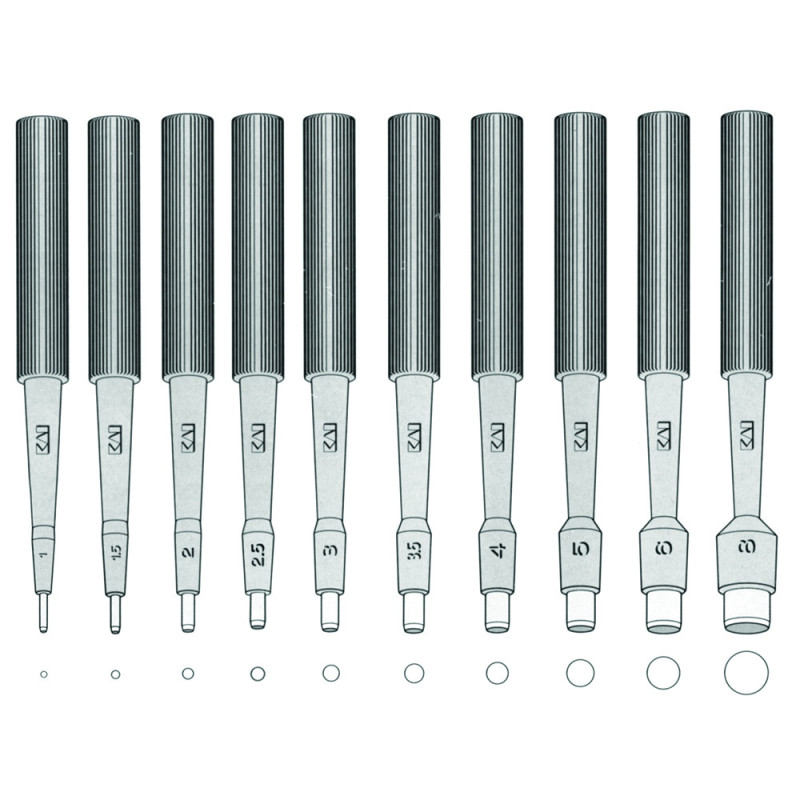 Curette Biopsia-Punch - Conf. 20 Pezzi