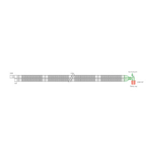 Circuito per ventilazione in anestesia Flextube 2,4mt