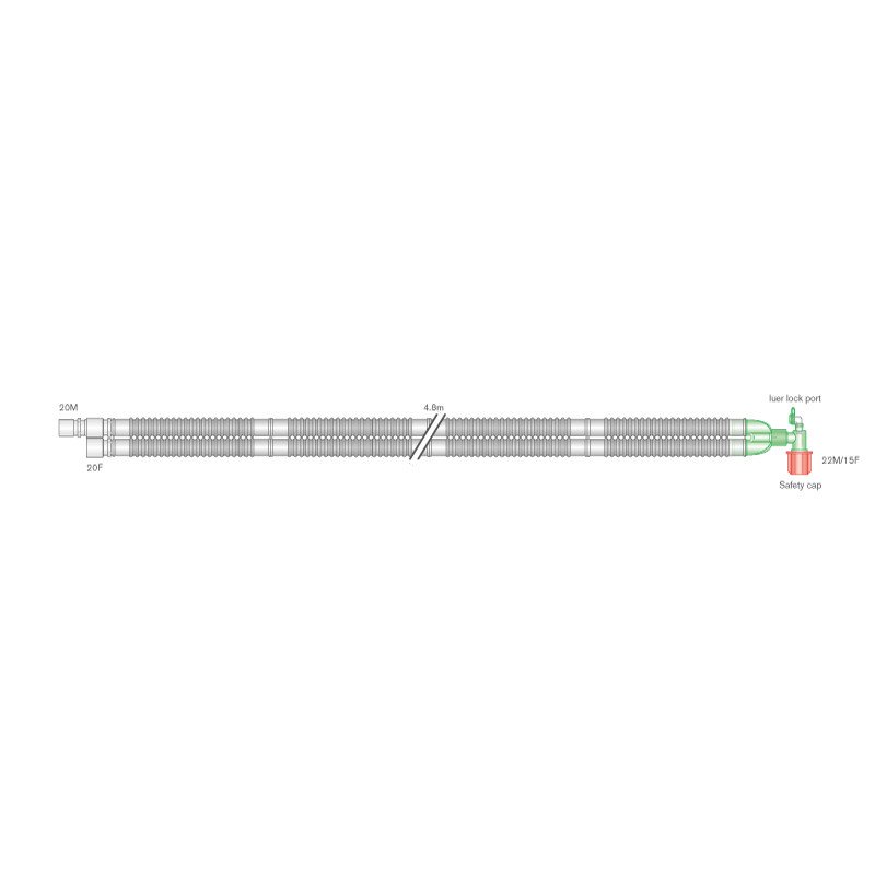 Circuito per ventilazione in anestesia Flextube 2,4mt