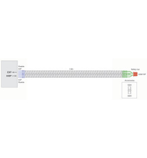 Circuito per ventilazione in anestesia Smoothbore 1,6mt - Conf. 12 Pezzi