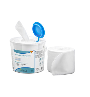 PRO WIPES System  TAPPO BLU - Dispenser + 6 bobine da 90 saliviette