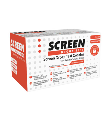 Test antidroga per l'individuazione di Cocaina nelle urine