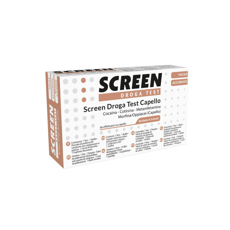 Droga Test sul Capello Droga Test sul Capello