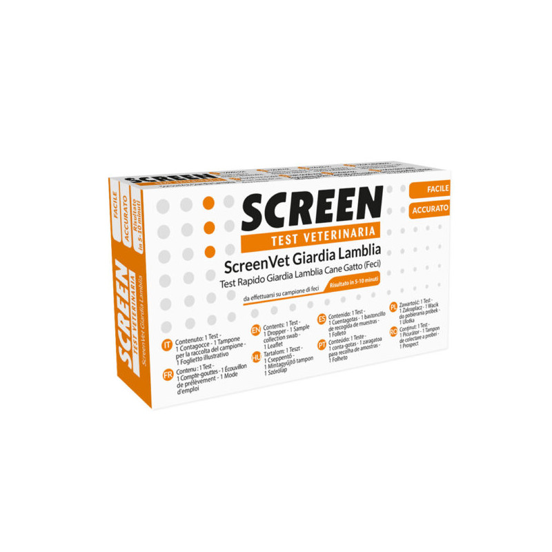 Test Rapido Veterinario per Giardia Lamblia - Conf. 2 Pezzi Test Rapido Veterinario per Giardia Lamblia - Conf. 2 Pezzi