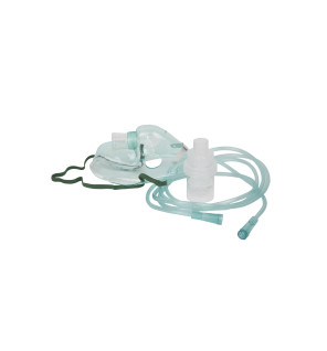 Kit maschera per aerosol con ampolla e prolunga da 200 cm
