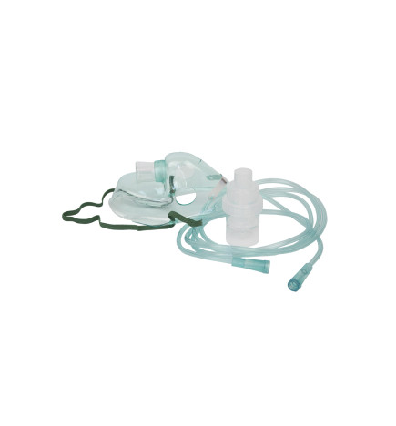 Kit maschera per aerosol con ampolla e prolunga da 200 cm