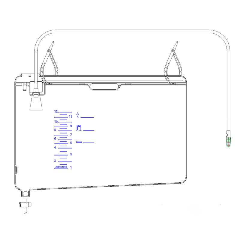 Sacca Urina Sterile a Circuito Chiuso 12 litri Sacca Urina Sterile a Circuito Chiuso 12 litri