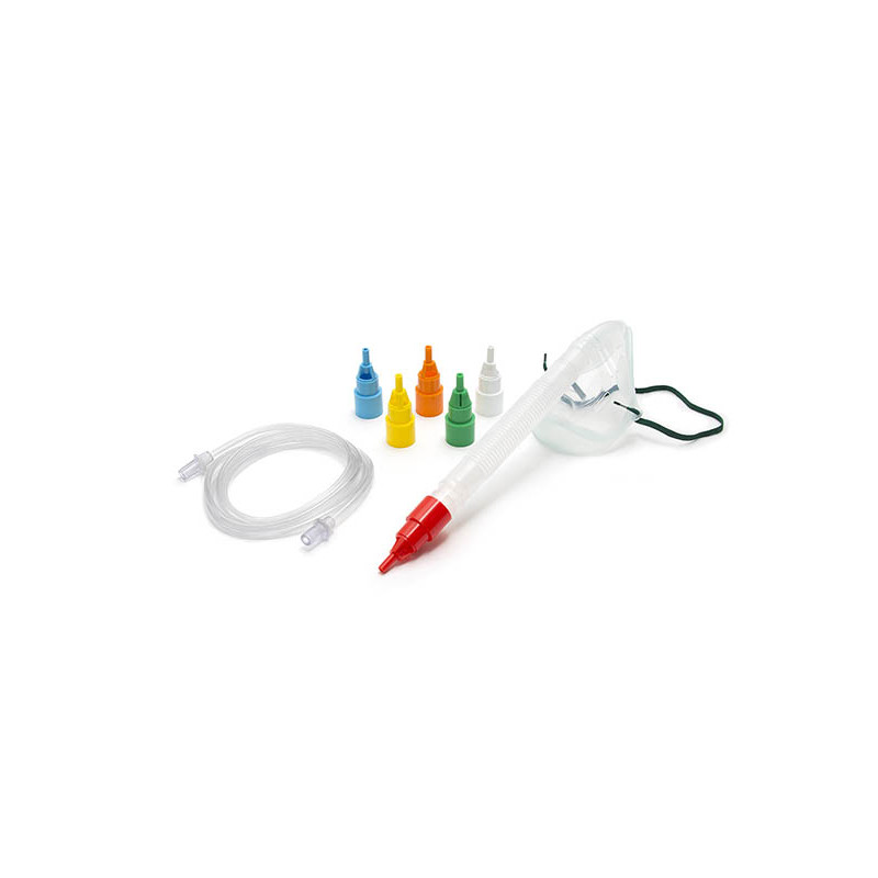 Machera venturi pediatrica con valvole colorate - Conf. 30 pezzi