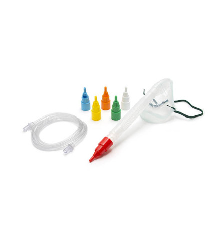 Machera venturi pediatrica con valvole colorate - Conf. 30 pezzi