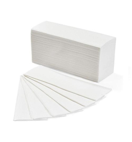 Asciugamani piegati a V in pura cellulosa - Conf. 200 pezzi