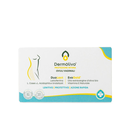 Dermolivo Ovuli Vaginali ad azione idratante e lenitiva