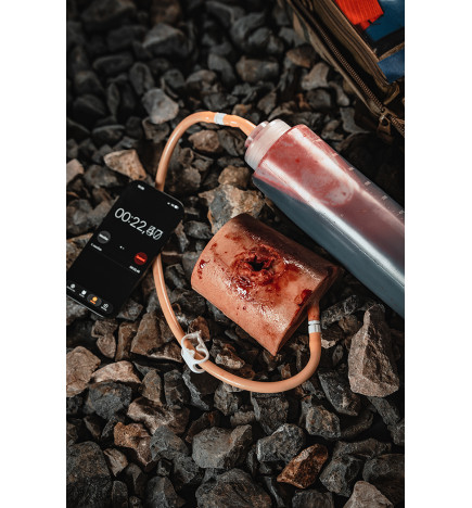 Set simulatore di ferita da arma da fuoco