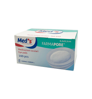 Bende oculari sterili e ipoallergeniche con lato adesivo