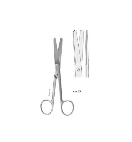 Forbice Chirurgica Punte Smusse Cm 15