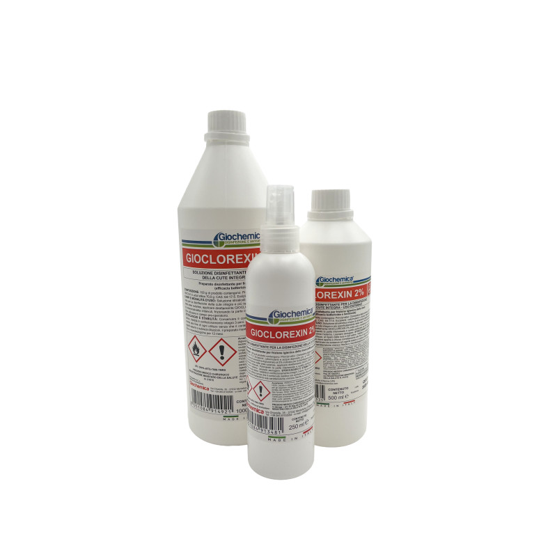 GIOXLOREXIN 2% Soluzione Alcolica Disinfettante per Cute e Mani