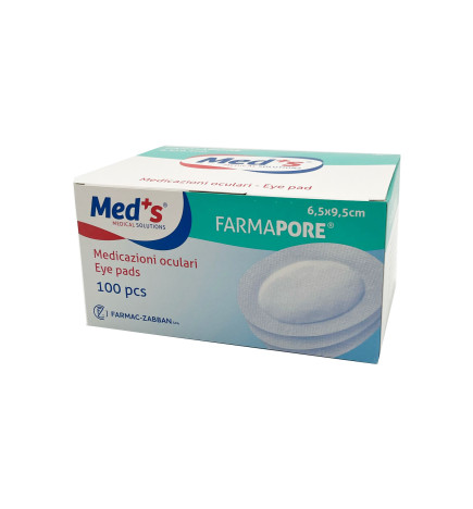 Bende oculari sterili e ipoallergeniche con lato adesivo