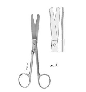 Forbice Chirurgica Punte Smusse Cm 15