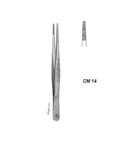 Pinza Anatomica Standard 14 Cm Sterile - Conf. 30 Pz