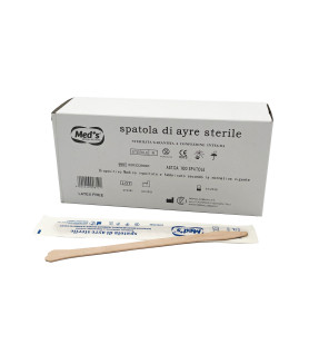 Spatola di Ayre Monouso Sterile in legno di betulla