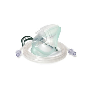 Maschera per ossigenoterapia a concentrazione media