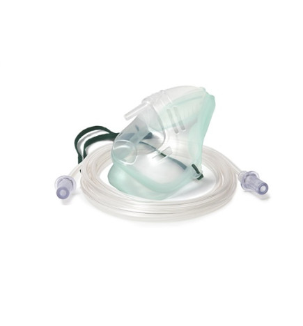 Maschera per ossigenoterapia a concentrazione media