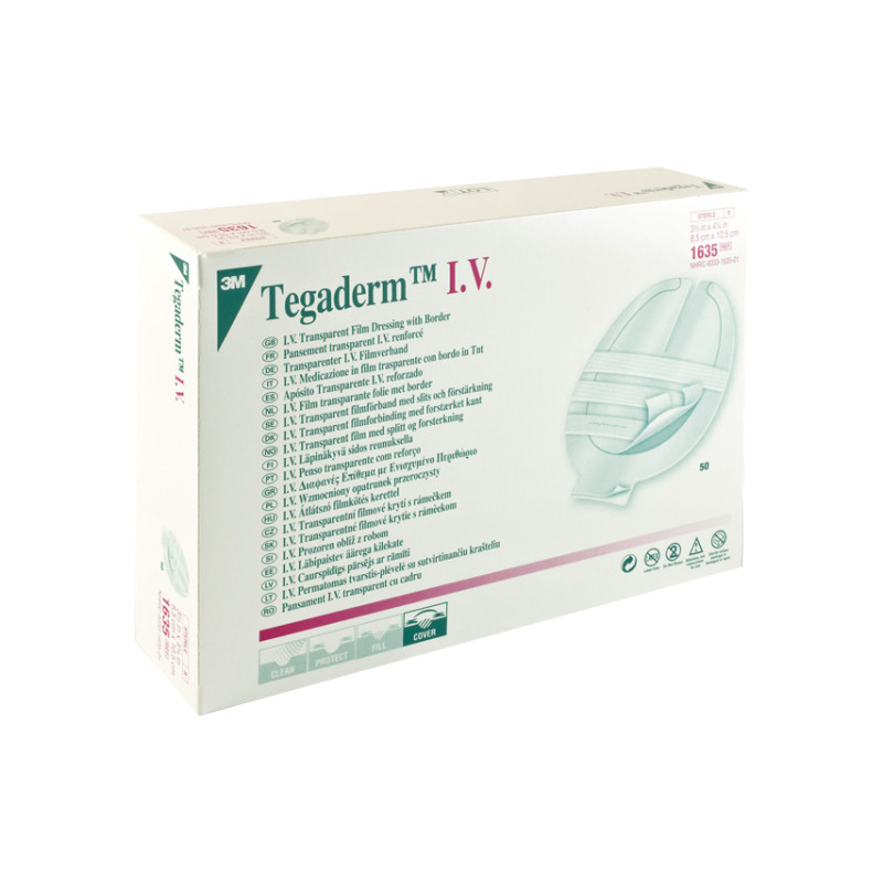 Tegaderm i.v. Advaced 10x12cm - Conf.50 Pezzi
