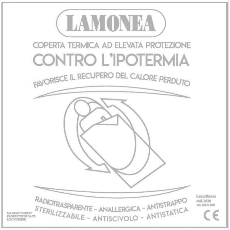 Coperta Termica per Ipotermia 160x200cm