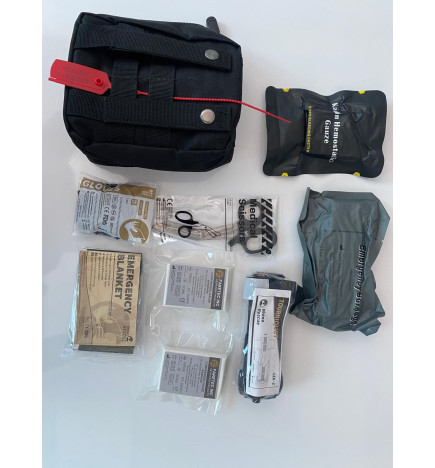 IFAK Stop Bleeding Kit - Sacca tattica nera