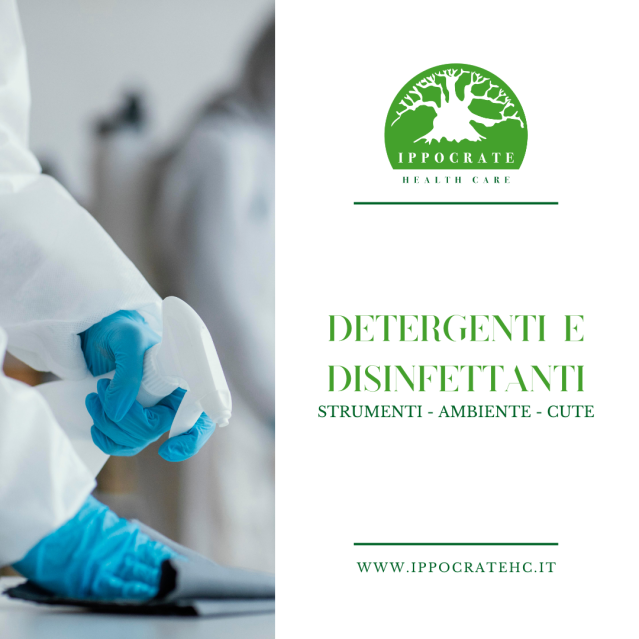 I nostri DETERGENTI E DISINFETTANTI 