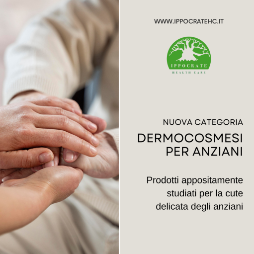 Gamma di prodotti dedicati alla DERMOCOSMESI PER ANZIANI